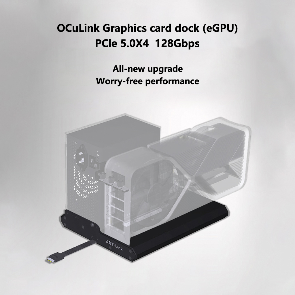 Oculink Egpu Dock Graphics Card - Base Externa para GPU OCuLink PCIe