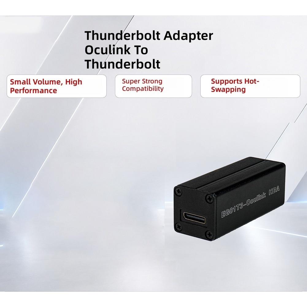 Adaptador T3 OCuLink Thunderbo - Oculink Egpu Dock Graphics Card reseña y precio